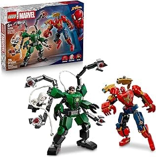 LEGO Marvel Batalha de Robôs: Homem-Aranha vs. Doc Ock 76338 com 10% de desconto por R$ 224,98 na amazon