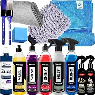 Kit Para Lavar Moto Limpeza Detalhamento Completo Tira Graxa