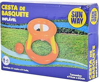 Cesta de Basquete Inflável PVC 75x50cm - Wincy (ELP03141)