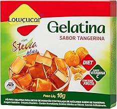 Lowcucar Gelatina Lowçucar Plus Com Stevia Sabor Tangerina 10G com 20.41% de desconto por R$ 3,90 na amazon