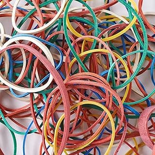 Charles Leonard Elásticos de borracha, sacos de 4,5 g, tamanhos/cores sortidas (56385)