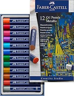ESTOJO GIZ PASTEL OLEOSO CREATIVE STUDIO 12 CORES METÁLICAS