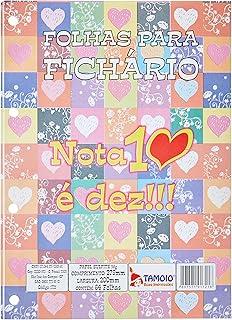 Tamoio 1721, Kit com 5 Blocos para Fichário Universitário, Multicor