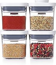 Conjunto com 4 Potes Quadrados Pop 2.0 OXO