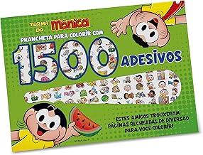 Turma Da Mônica - Prancheta para colorir com 1500 Adesivos: Volume 2