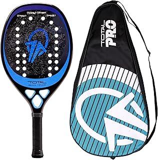 Raquete Beach Tennis Carbono 12k Total Pro + Capa | Leve e equilibrada | 1 ano de garantia