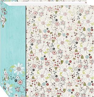 Álbum de fotos Pioneer TR-100/BK magnético com 3 anéis, 100 páginas, preto, Bold Flower Explosion, 1