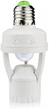 Sensor De Presença Com Fotocélula Para Lâmpada Soquete E27 Bivolt