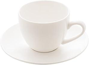 LYOR - Xícara de Café de Porcelana com Pires Clean100ml