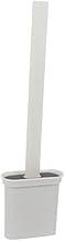 Escova Sanitária de Silicone com Suporte Adesivo de Parede, Limpeza Higiênica e Eficiente, Branca, Moderna para Banheiro