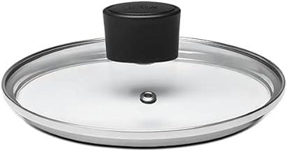 Tampa De Vidro, 16 cm, Preto,Brinox