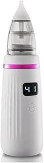 Sugador Nasal Elétrico para Bebê - Aspirador Nasal Portátil USB - Limpador de Nariz e Ouvido - 5 Níveis de Sucção, 3 Bocais Intercambiáveis - Removedor de Muco Infantil - UpShop