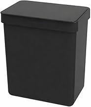 Lixeira de Pia Bancada 2,5L Preta com Tampa Compacta Cozinha