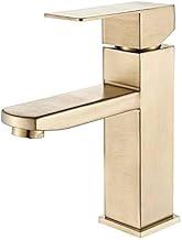 Torneira Misturador Monocomando Banheiro Lavabo Aço Inox 304 Diversas Cores - Brinovar (DOURADO)