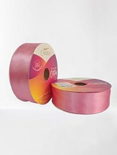 Cinderela Fitas Fita de Cetim Simples Face, 38 mm, Rosa Hera, Rolo de 50 Metros