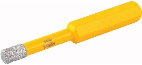 Serra Copo Diamantada 6 Mm, Refrigerada, Com Haste, Vonder.