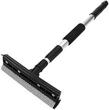 Rodo Janela Box Sacadas Profissional Limpador Vidros Com Cabo Extensível Preto Exclusivo