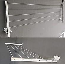 Varal de Roupa Reforçado Extensível 4 Mt X 50 Cm - 60 Kg Branco Alumínio