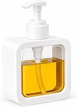 Dispensador de Sabonete Líquido 300ml com Visor Transparente – Design Minimalista para Cozinha e Banheiro (BRANCO)