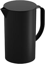 Coza - Jarra com Tampa, 2 L, Preto, Linha Casual