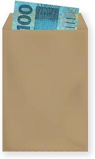 Envelope para Pequenos Objetos, Kraft, 12x9cm, 25 Unidades, para Moedas, Dinheiro, Joias, Pendrive, Botões, Cartões, Chaves, Documentos