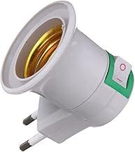 Conjunto 4 Adaptadores Tomada para Lâmpada E27 Bivolt com Interruptor Liga/Desliga Plug 2 Pinos ABNT PREMIUM DUPIN