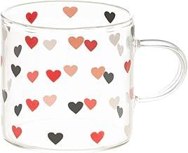 LYOR - Caneca de Vidro Borossilicato Resistente ao Calor Love 125ml