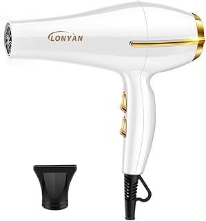 Secador de Cabelo Profissional 127V 1200W 3 Velocidade do Vento Níveis Ar quente e frio Turbo Alta Potência Rápido Secage Íons Negativo