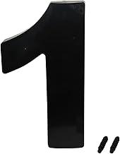 Numero Residencial 15 cm 3D Preto nº 1