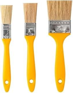 Kit de Pincéis para Pintura, 3 Peças, Tricha, Cabo de Plástico 3/4" 1,5" 2