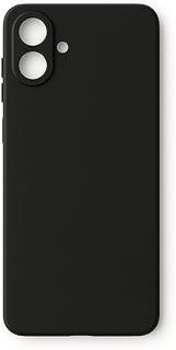 Compativel com Samsung Galaxy A07 - Capa Capinha Case Silicone Macia Veludo Forro Interno Premium Preta