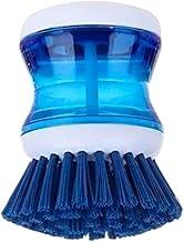 Escova De Limpeza Com Recipiente Para Detergente Multiuso Lava Louças (Azul)