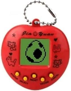 Brinquedo Virtual Tamagoch com 168 Animais, Interativo e Educativo com Tela LCD Colorida (Vermelho)