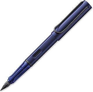 LAMY AL-star dark dusk - Caneta tinteiro com grip ergonômica e pena de aço preta M - corpo de alumínio leve - incluindo cartucho azul LAMY T 10