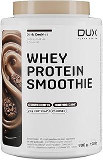 Whey Protein Smoothie DUX 900g Dark Cookies – Suplemento Proteico com 20g de Proteína por Dose, Textura Cremosa, Fonte de Energia e Sabor Exclusivo