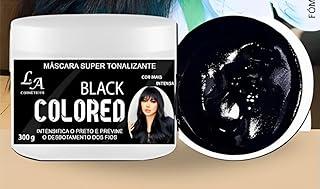 Máscara Matizadora Tonalizante Sem Amônia Resultado 100% Natural - 300g – Efeito Natural, Brilho Intenso e Cobertura Gradual - Black