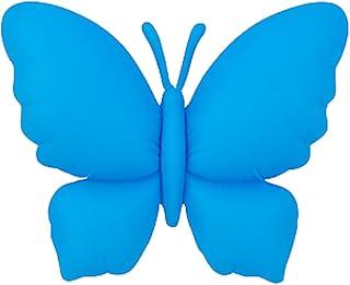 Balão Borboleta Neon Azul 26" (65 cm) – Kit com 2 Unidades para Festa Infantil, Jardim Encantado, Balão Grande Decorativo, Tema Borboleta