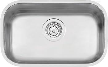 Cuba para Cozinha em Inox Retangular 47x30cm Cromo Acetinado