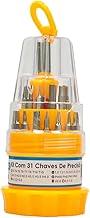 Kit Jogo de Chaves de Precisão 31 Peças – Punta Allen, Torx, Phillips – Cabo Imantado – Ideal para Eletrônicos e Reparo Doméstico - TYDA