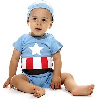 Body Macaquinho bebê Capitão America-M