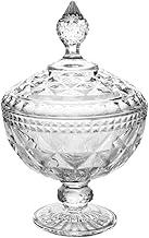 LYOR - Potiche de Cristal com Pé Diamond 15cm x 23cm