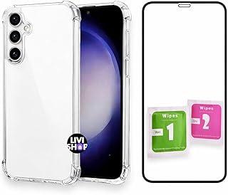 Kit Capa Capinha para Samsung A06 Anti Impacto Premium Transparente + Película Cerâmica 9D