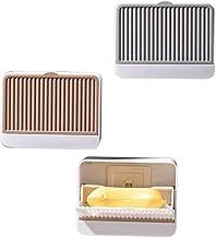 Saboneteira De Parede Para Banheiro Suporte Sabonete Com Fixação Em Adesivo, Organizador, Recipiente Com Fita Adesiva E Escorredor De Água - TYDA (BRANCO)