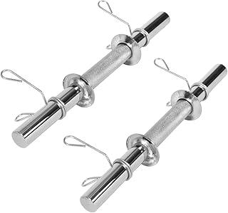 Par Halteres Barra Aço Maciço 40 Cm 28mm Com Pegada Recartilhada Para Academia E Musculação