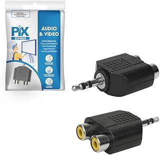 PIX Adaptador P2 Macho Estereo / 2x RCA Femea