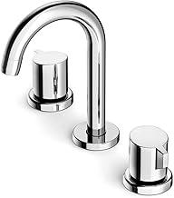 Misturador Para Lavatório De Mesa 3 Furos Bica Alta Com Válvula De Escoamento Fit - Celite