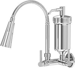 Torneira Cozinha Filtro Cromada Gourmet Parede Tubo Conico 2 Jatos