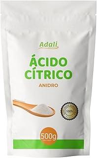 Ácido Cítrico Anidro Adali 500g - Grau Alimentício - 100% Puro