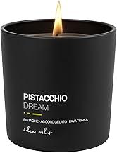 Vela aromática perfumada PISTACCHIO DREAM, IDEA VELAS 210g, cera vegetal