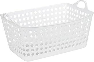 Cesto Retangular Flexível, 22L, Branco, Arthi